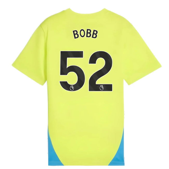 2024-2025 Man City Training Shirt (Yellow Glow) - Kids (Bobb 52)