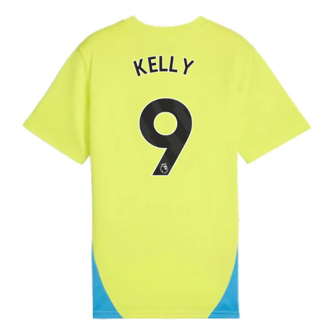 2024-2025 Man City Training Shirt (Yellow Glow) - Kids (Kelly 9)