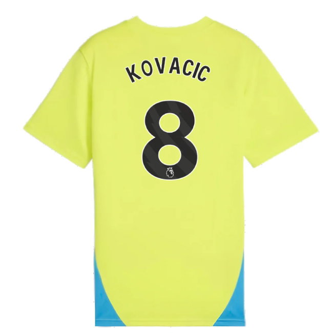 2024-2025 Man City Training Shirt (Yellow Glow) - Kids (Kovacic 8)