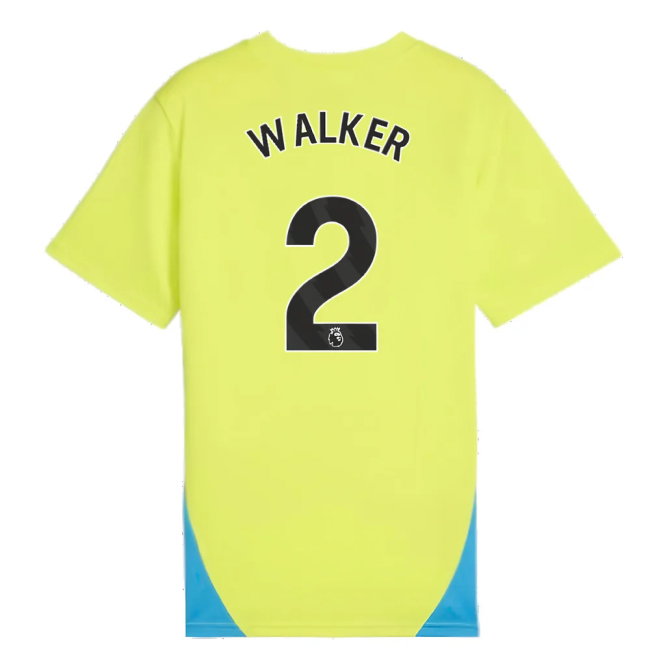 2024-2025 Man City Training Shirt (Yellow Glow) - Kids (Walker 2)