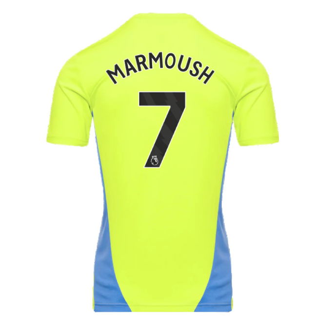 2024-2025 Man City Training Shirt (Yellow Glow) (Marmoush 7)