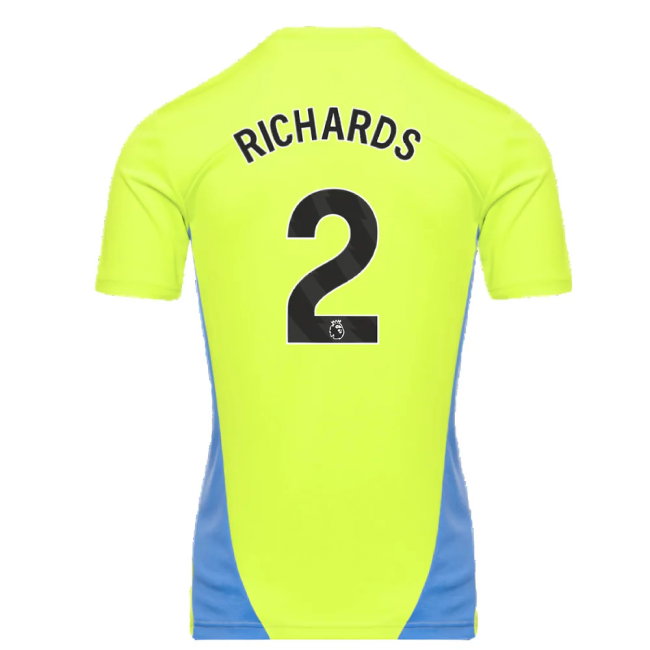 2024-2025 Man City Training Shirt (Yellow Glow) (Richards 2)