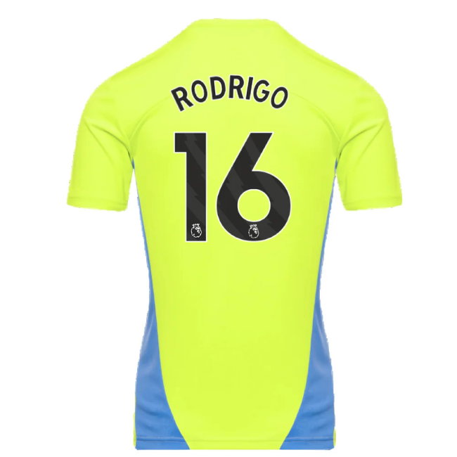 2024-2025 Man City Training Shirt (Yellow Glow) (Rodrigo 16)