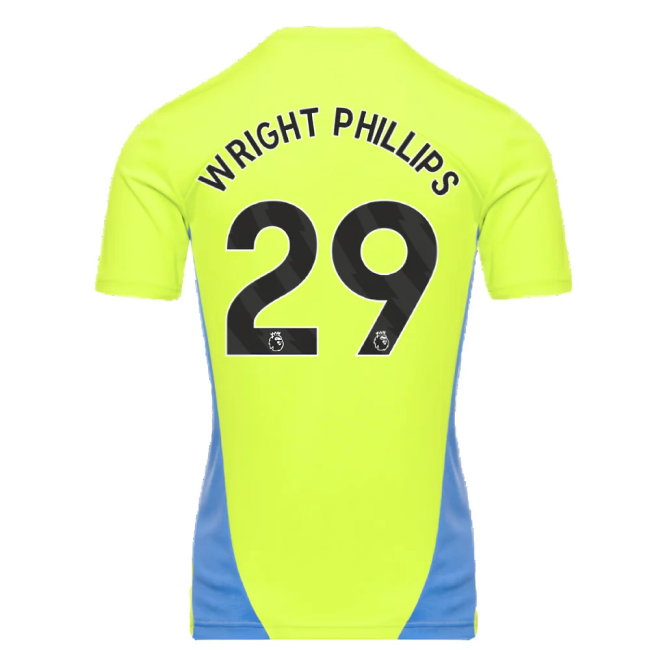 2024-2025 Man City Training Shirt (Yellow Glow) (Wright Phillips 29)