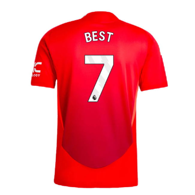 2024-2025 Man Utd Authentic Home Shirt (Best 7)
