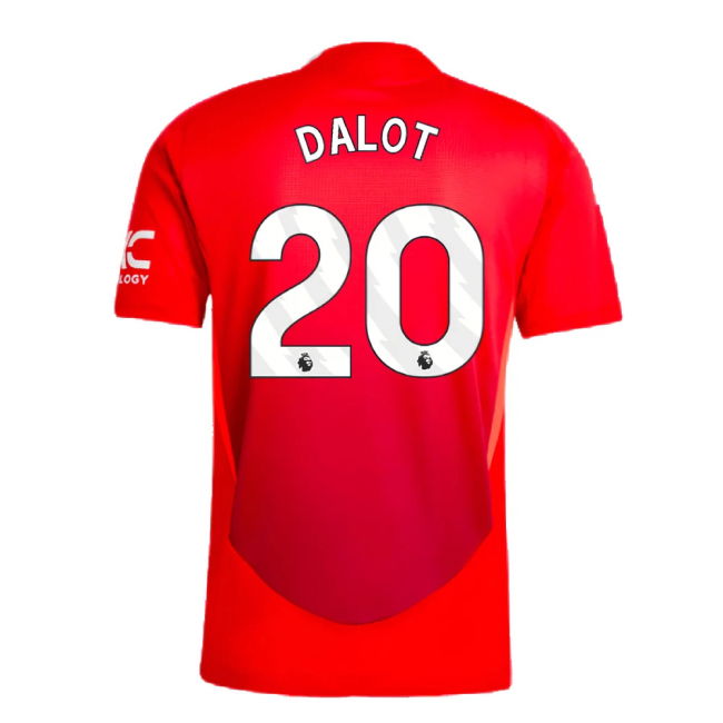 2024-2025 Man Utd Authentic Home Shirt (Dalot 20)