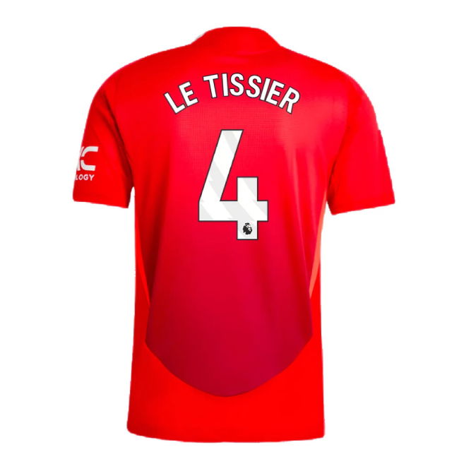 2024-2025 Man Utd Authentic Home Shirt (Le Tissier 4)