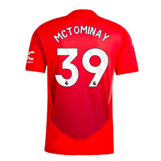 2024-2025 Man Utd Authentic Home Shirt (McTominay 39)