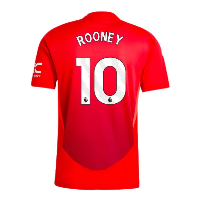 2024-2025 Man Utd Authentic Home Shirt (Rooney 10)