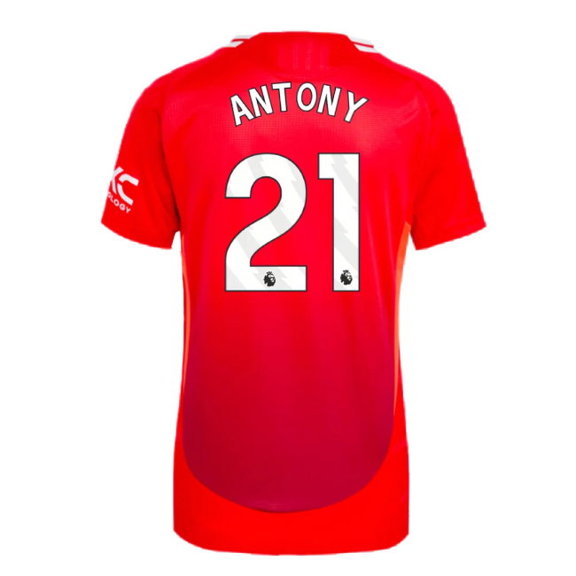 2024-2025 Man Utd Authentic Home Shirt (Womens) (Antony 21)