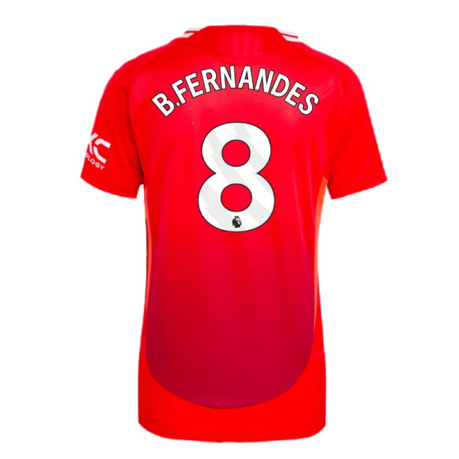 2024-2025 Man Utd Authentic Home Shirt (Womens) (B.Fernandes 8)