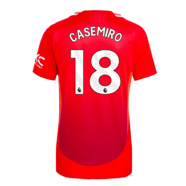2024-2025 Man Utd Authentic Home Shirt (Womens) (Casemiro 18)