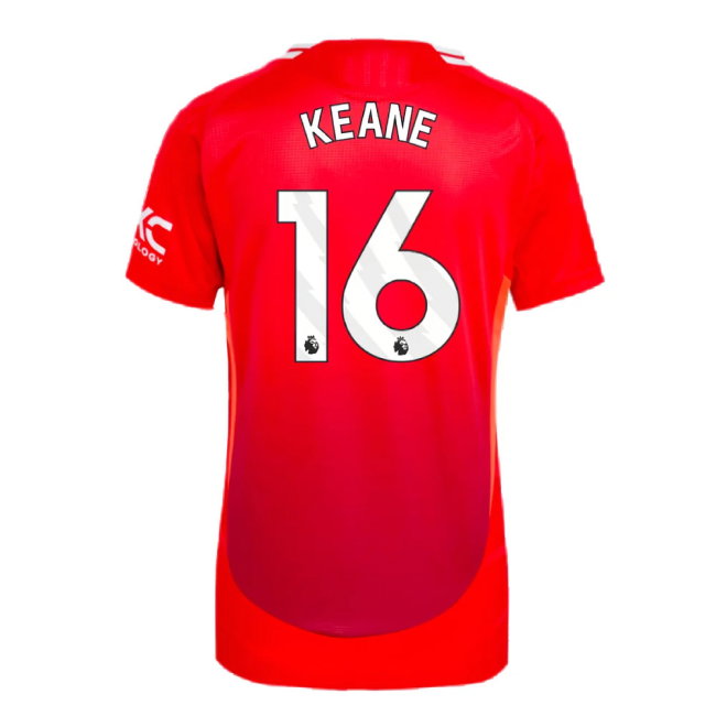 2024-2025 Man Utd Authentic Home Shirt (Womens) (Keane 16)