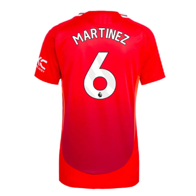 2024-2025 Man Utd Authentic Home Shirt (Womens) (Martinez 6)