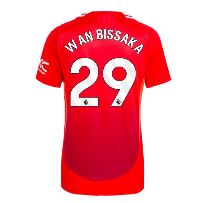 2024-2025 Man Utd Authentic Home Shirt (Womens) (Wan Bissaka 29)