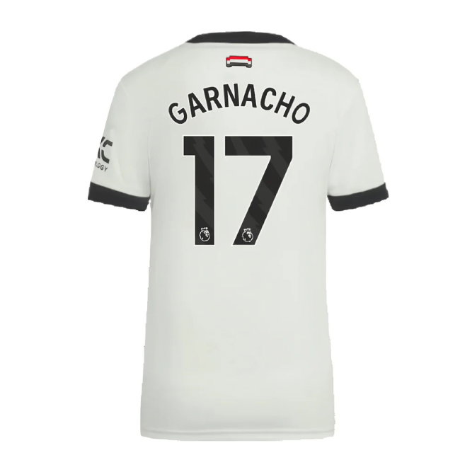 2024-2025 Man Utd Authentic Third Shirt (Womens) (Garnacho 17)