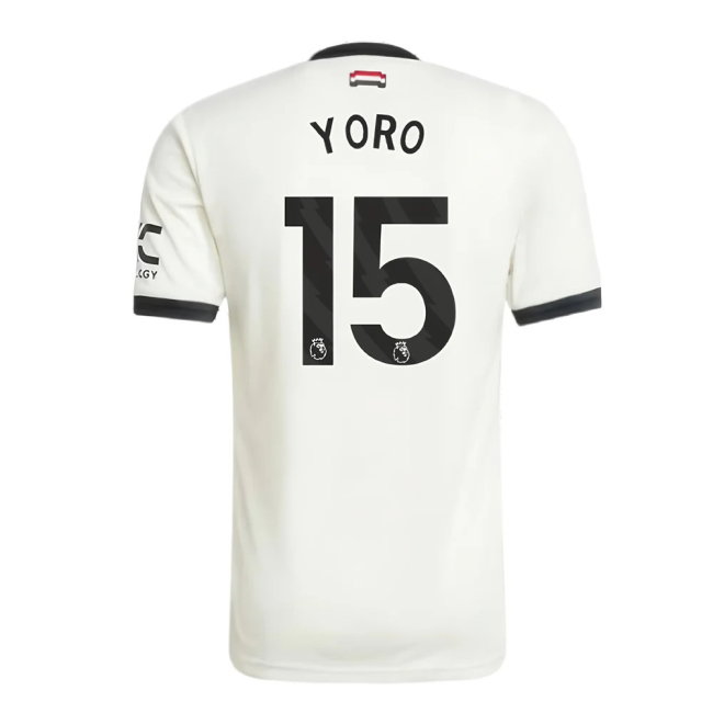 2024-2025 Man Utd Authentic Third Shirt (Yoro 15)