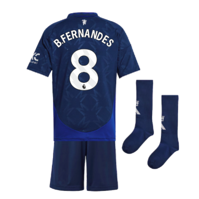 2024-2025 Man Utd Away Mini Kit (B.Fernandes 8)
