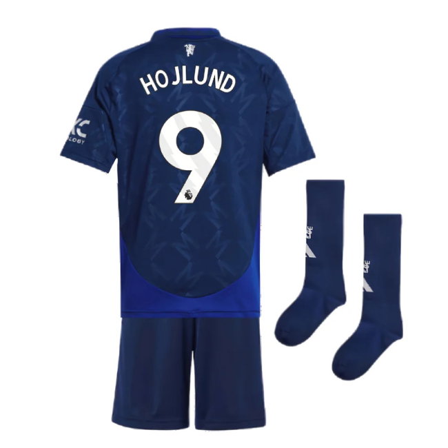 2024-2025 Man Utd Away Mini Kit (Hojlund 9)