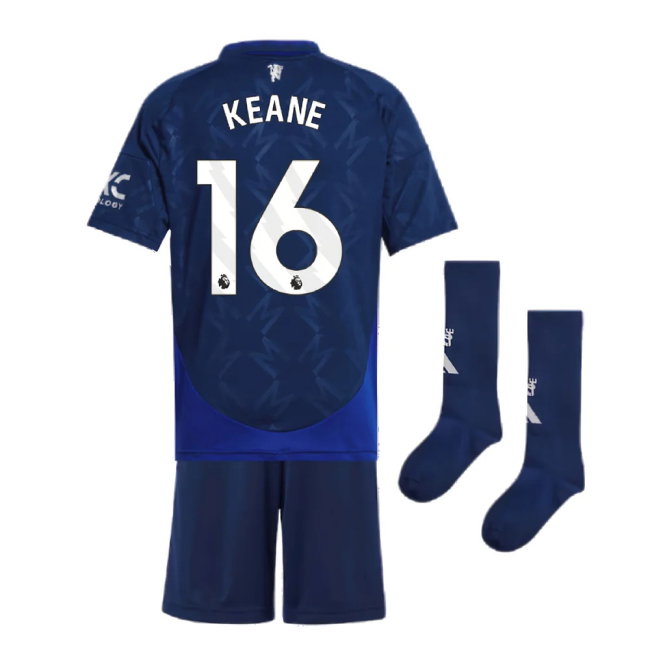 2024-2025 Man Utd Away Mini Kit (Keane 16)