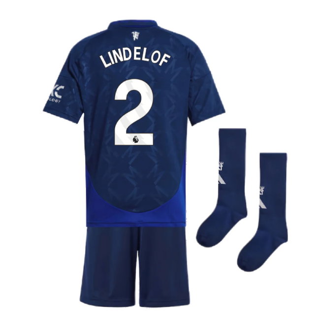 2024-2025 Man Utd Away Mini Kit (Lindelof 2)