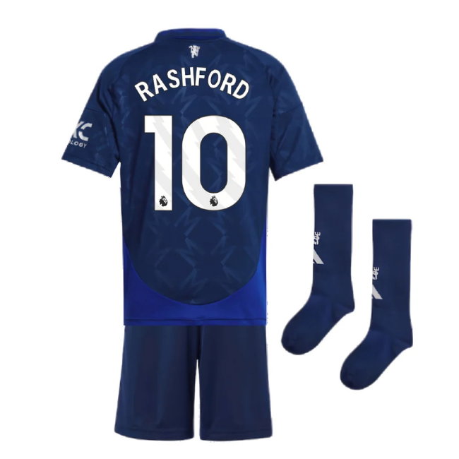 2024-2025 Man Utd Away Mini Kit (Rashford 10)