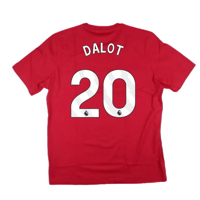 2024-2025 Man Utd DNA Graphic Tee (Red) (Dalot 20)