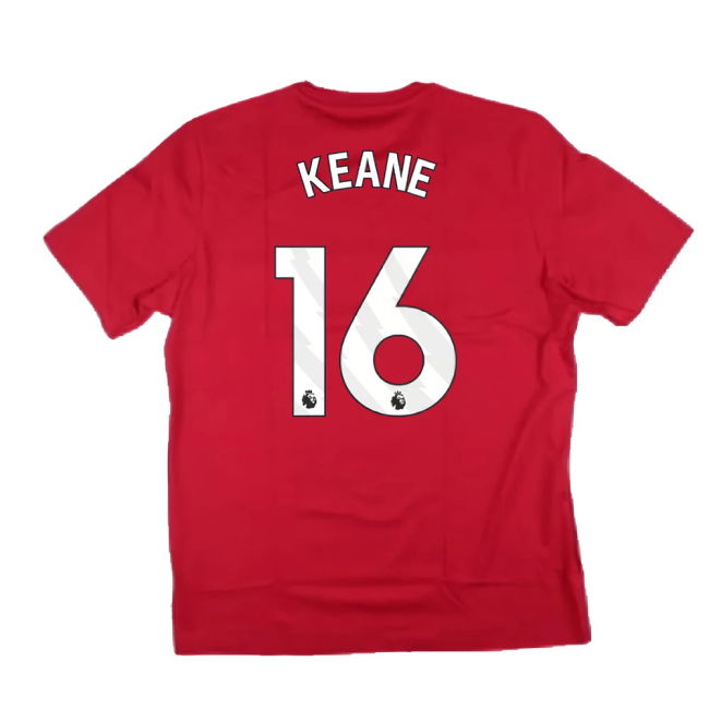2024-2025 Man Utd DNA Graphic Tee (Red) (Keane 16)