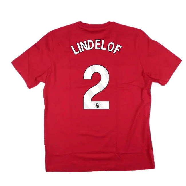 2024-2025 Man Utd DNA Graphic Tee (Red) (Lindelof 2)
