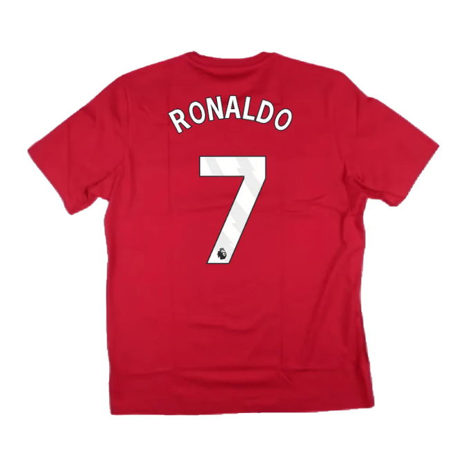 2024-2025 Man Utd DNA Graphic Tee (Red) (Ronaldo 7)