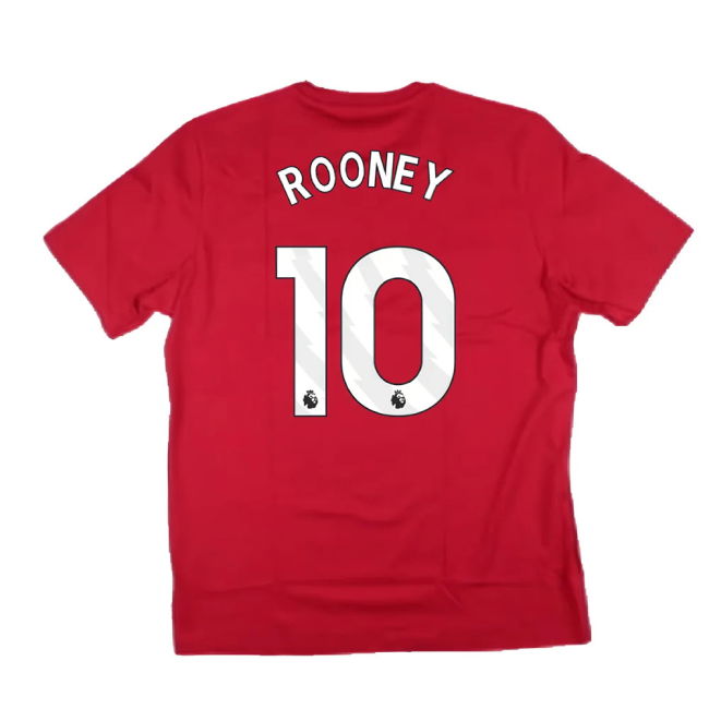 2024-2025 Man Utd DNA Graphic Tee (Red) (Rooney 10)