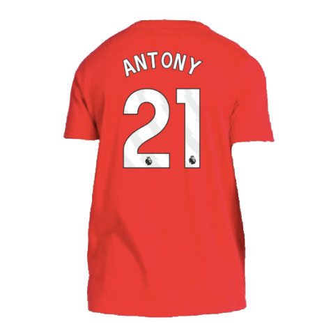 2024-2025 Man Utd DNA Tee (Red) (Antony 21)