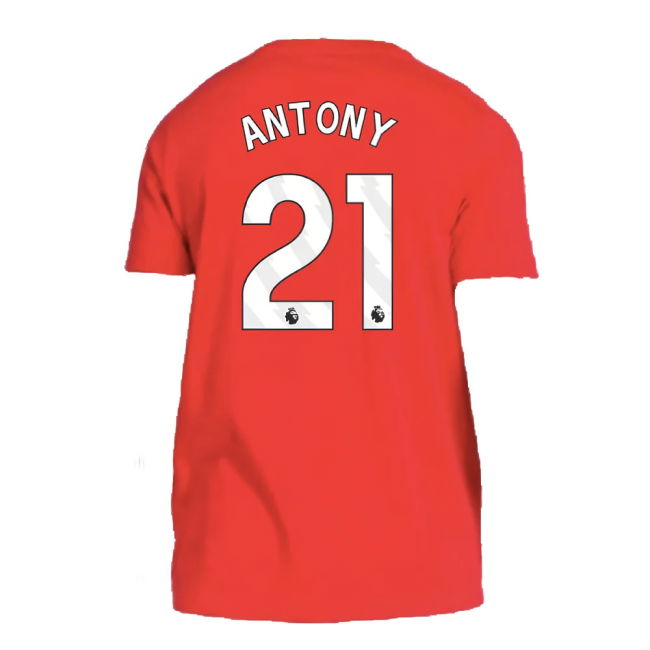 2024-2025 Man Utd DNA Tee (Red) (Antony 21)