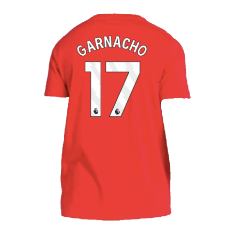 2024-2025 Man Utd DNA Tee (Red) (Garnacho 17)