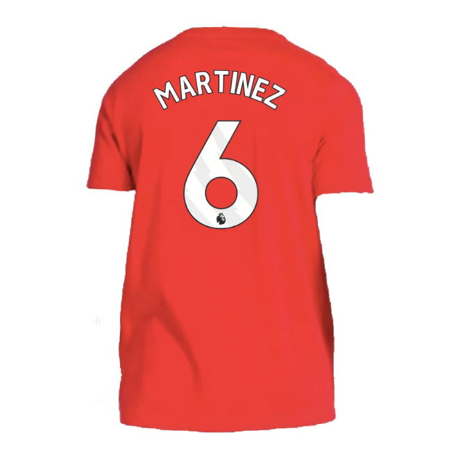 2024-2025 Man Utd DNA Tee (Red) (Martinez 6)