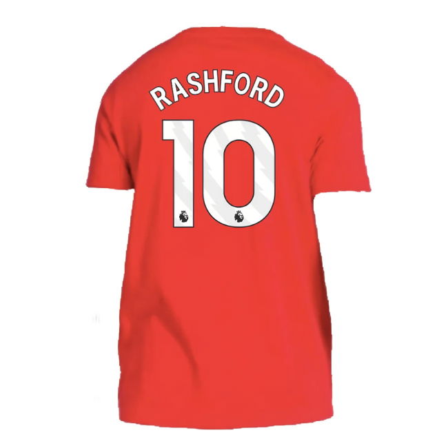 2024-2025 Man Utd DNA Tee (Red) (Rashford 10)