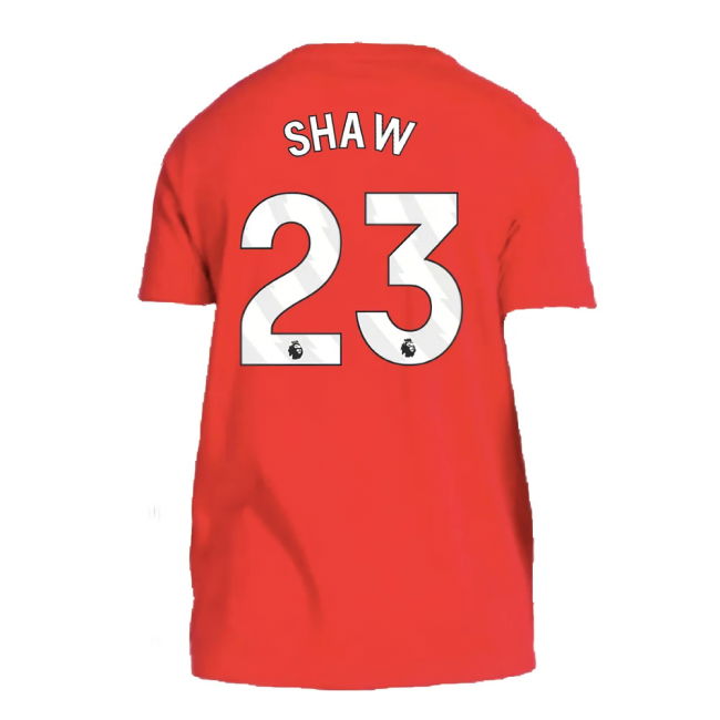 2024-2025 Man Utd DNA Tee (Red) (Shaw 23)