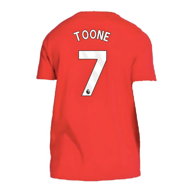 2024-2025 Man Utd DNA Tee (Red) (Toone 7)