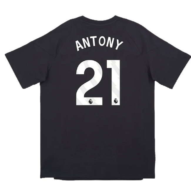 2024-2025 Man Utd EU Training Tee (Carbon) (Antony 21)