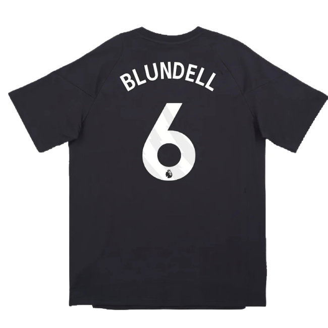 2024-2025 Man Utd EU Training Tee (Carbon) (Blundell 6)