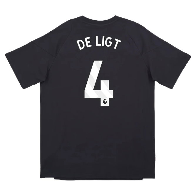 2024-2025 Man Utd EU Training Tee (Carbon) (De Ligt 4)