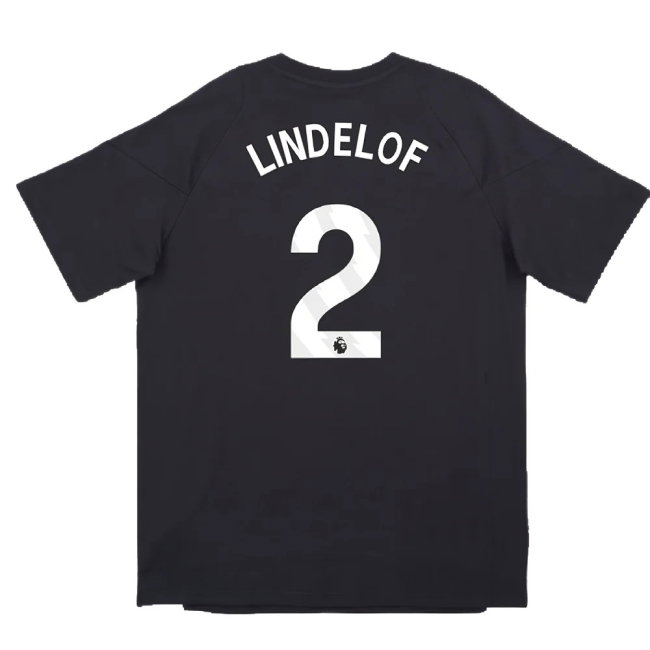 2024-2025 Man Utd EU Training Tee (Carbon) (Lindelof 2)