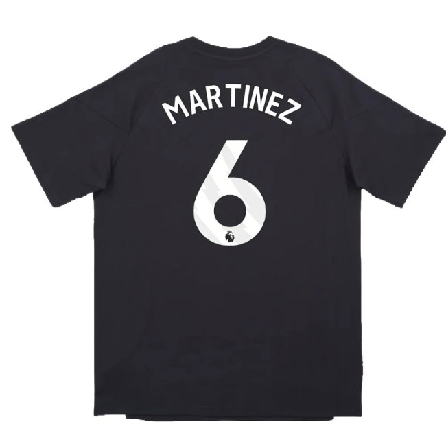 2024-2025 Man Utd EU Training Tee (Carbon) (Martinez 6)