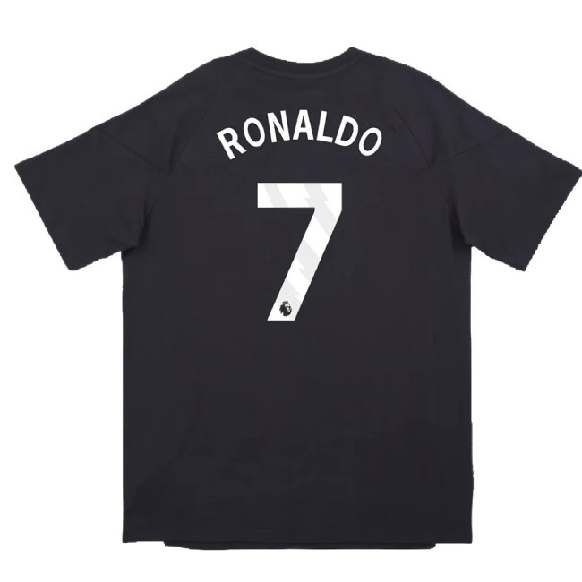 2024-2025 Man Utd EU Training Tee (Carbon) (Ronaldo 7)