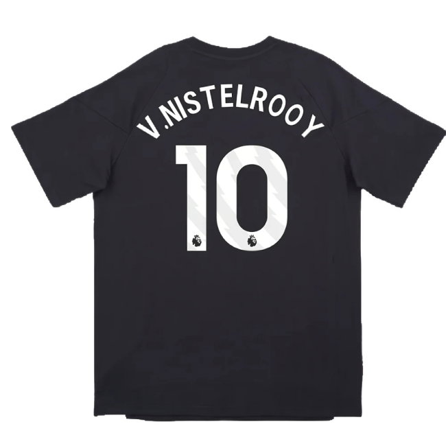 2024-2025 Man Utd EU Training Tee (Carbon) (V.Nistelrooy 10)