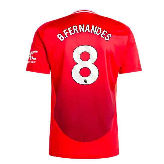 2024-2025 Man Utd Home Shirt (B.Fernandes 8)