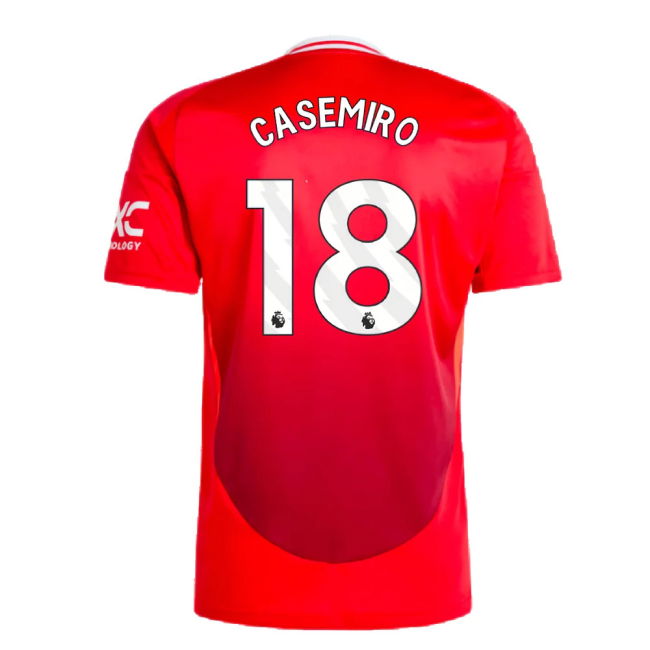 2024-2025 Man Utd Home Shirt (Casemiro 18)