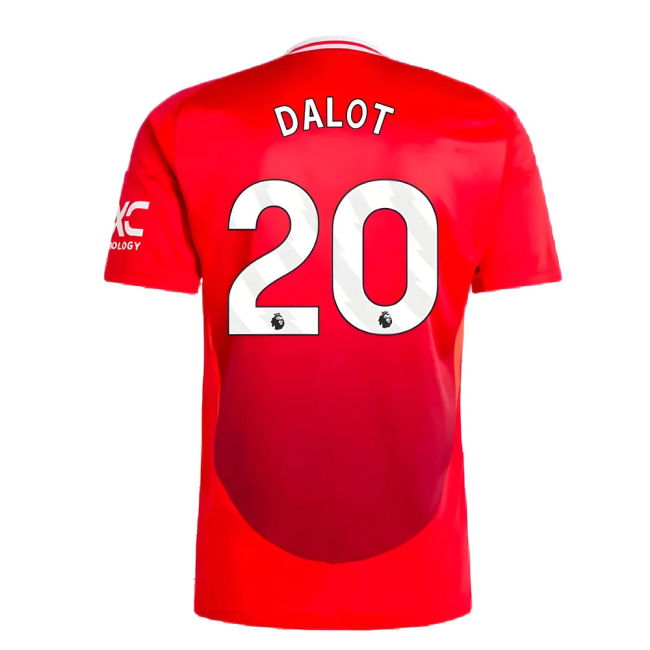 2024-2025 Man Utd Home Shirt (Dalot 20)