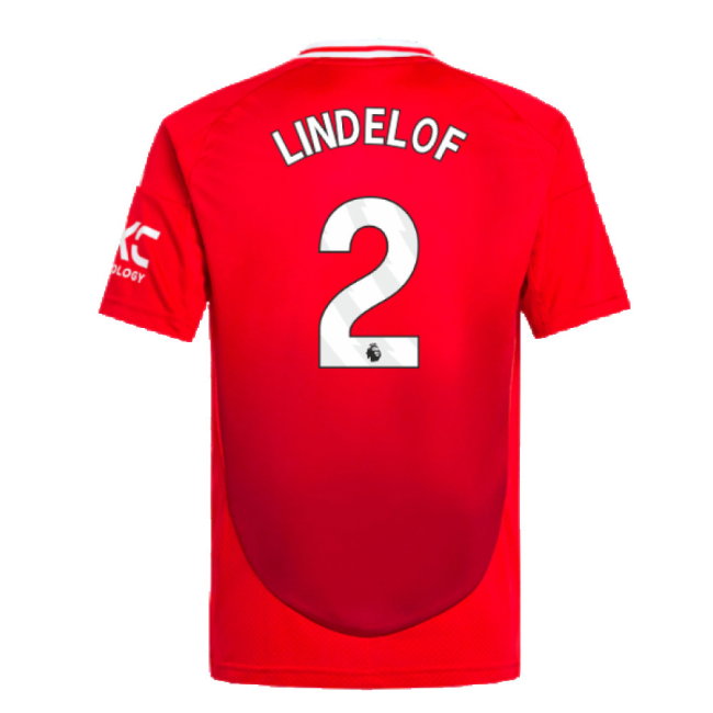 2024-2025 Man Utd Home Shirt (Kids) (Lindelof 2)