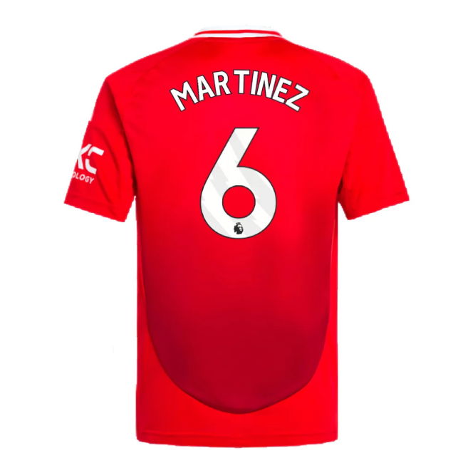 2024-2025 Man Utd Home Shirt (Kids) (Martinez 6)